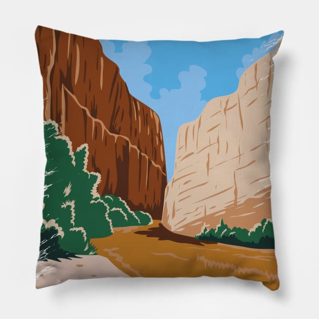 Big Bend National Park Texas Pillow by ArtisticParadigms