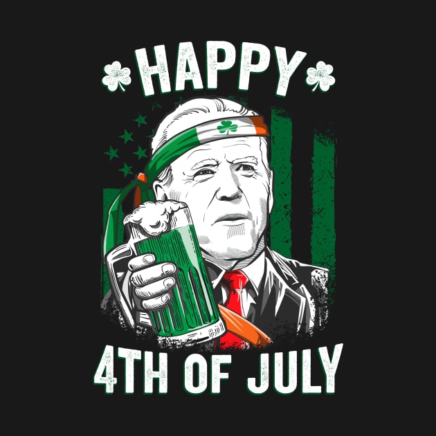 Funny Leprechaun Biden Happy 4th Of July St. Patrick's Day by petemphasis