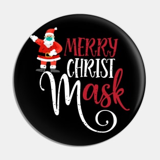 Merry Christmask Santa Gift Pin