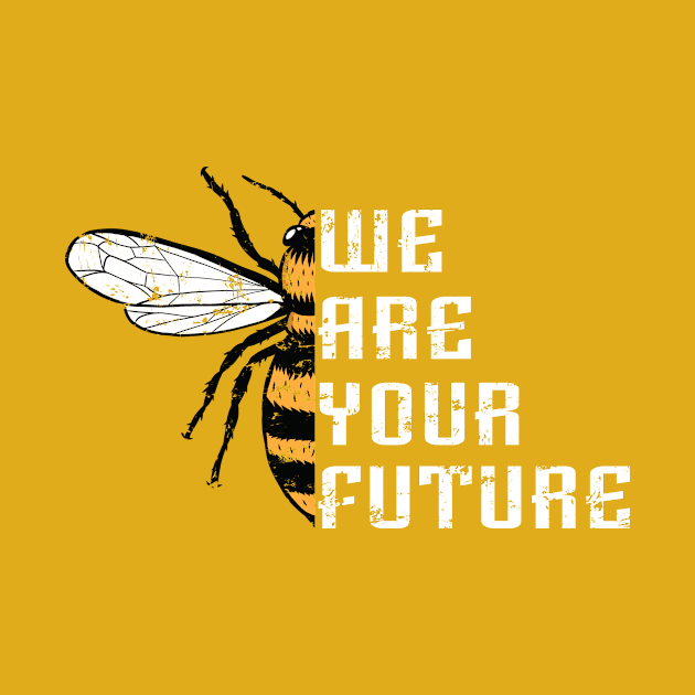 Bee Save the bees Honeybee by HBfunshirts