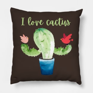 I love cactus Pillow