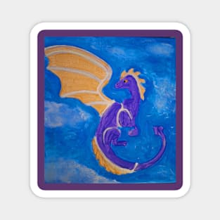 Purple Dragon Magnet