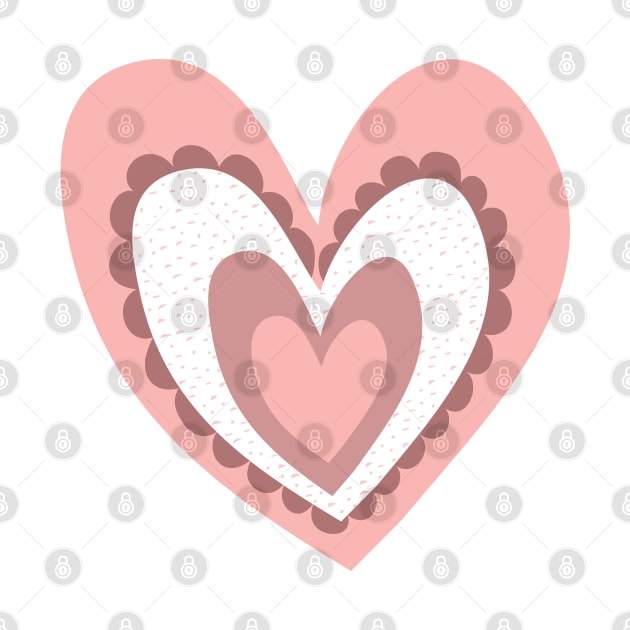 Cool Pink Heart by tramasdesign