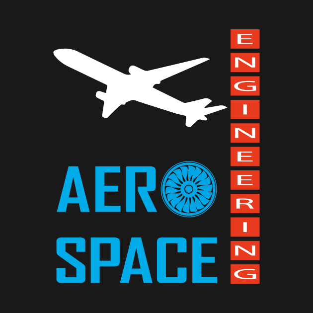 Aerospace engineering, aircraft engineer text, airplane picture by PrisDesign99