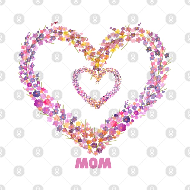 Heart mom, momy lovers by Eva Passi Arts