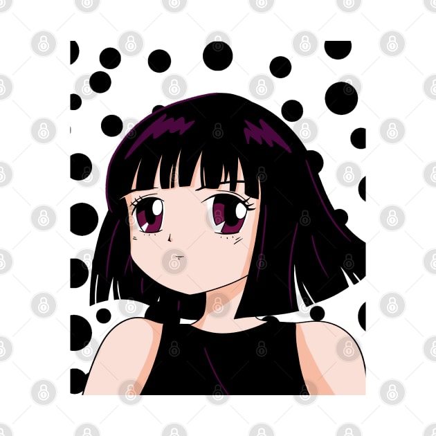 Anime Girl Black Hair by YungBick