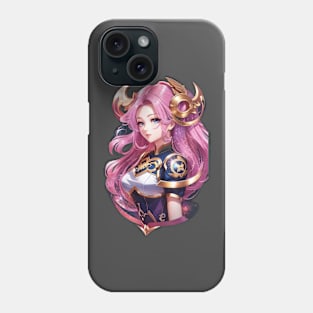 Ophiuchus Whispers: Spellbinding AI Anime Character Artistry Phone Case