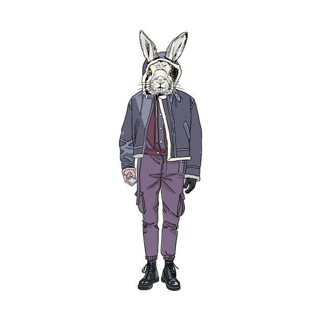 Streetwear Rabbit by laura_guerin