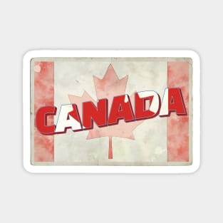 Canada Vintage style retro souvenir Magnet