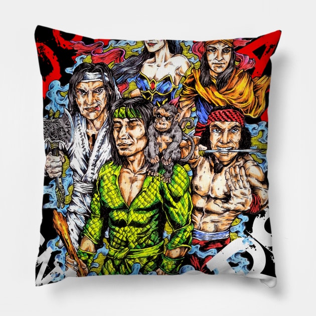 indonesian warriors Pillow by gringgo4head