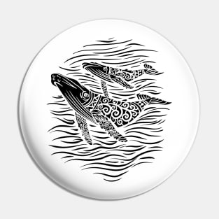 ballena jorobada Pin