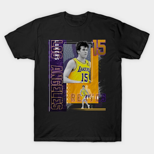 Austin Reaves 15 Los Angeles Lakers basketball 2023 T-shirt