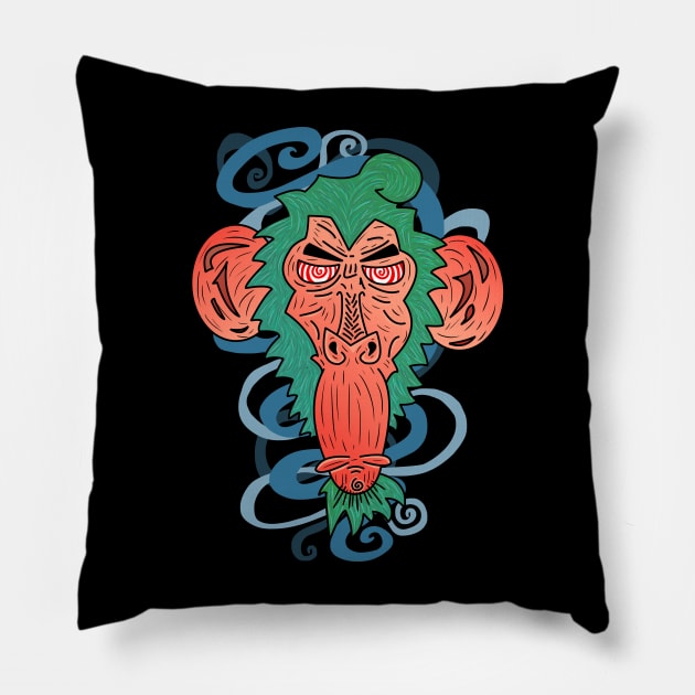 Waltzy the Pissed Chimpanzee Pillow by mm92