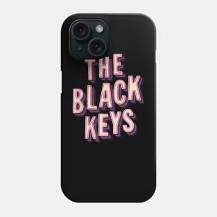 The black keys - retro pink Phone Case