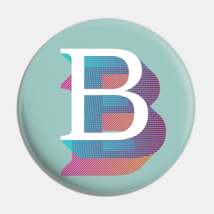 Letter B Pin