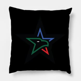 Latino Baseball League Star Logo Pillow