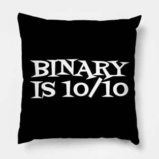 Binary is 10/10 Pillow