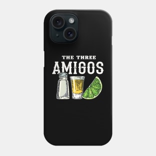 Funny Drinking The Three Amigos Lime Salt Tequila Cinco De Mayo Phone Case