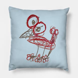 Scissor Monster Bird Thing Pillow