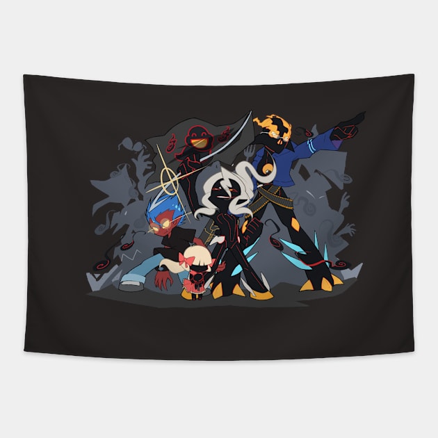 Ghost Revolution Tapestry by otakostudio