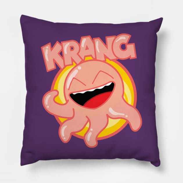 Krang Pillow by Boulinosaure