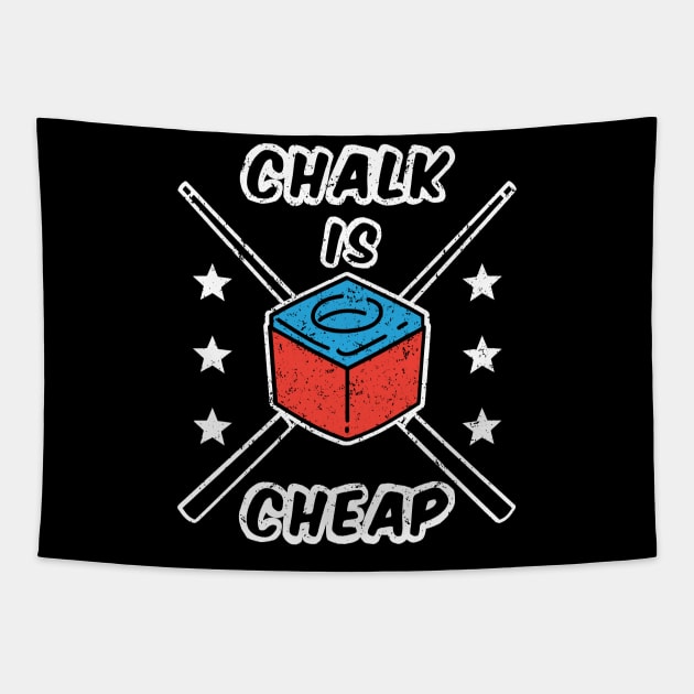 Chalk Is Cheap Tapestry by maxcode