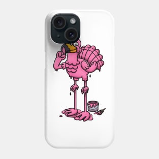 Turkey Disguised As Flamingo Phone Case