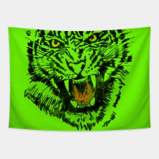 WILD TIGER Tapestry