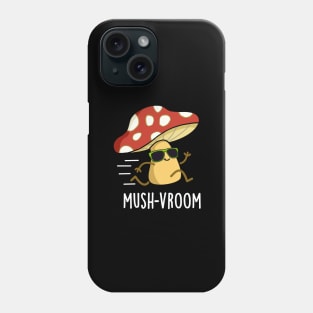 Mush-vroom Cute Fast Mushroom Pun Phone Case