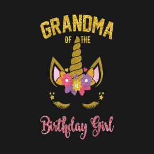 Grandma of the birthday girl T-Shirt