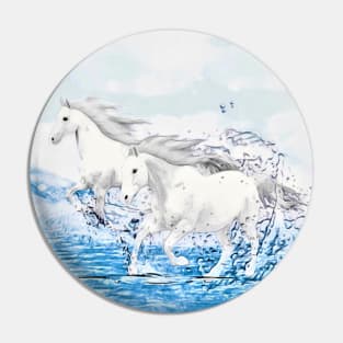 Horse Lovers Angelic Horses Pin