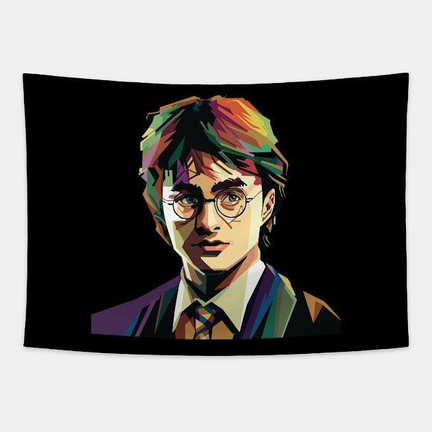 Daniel Radcliffe WPAP Limit Color Tapestry by Zenita