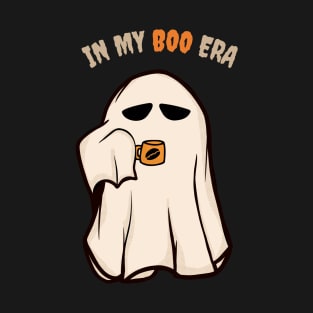 In my boo era - cute ghost drinking coffee T-Shirt