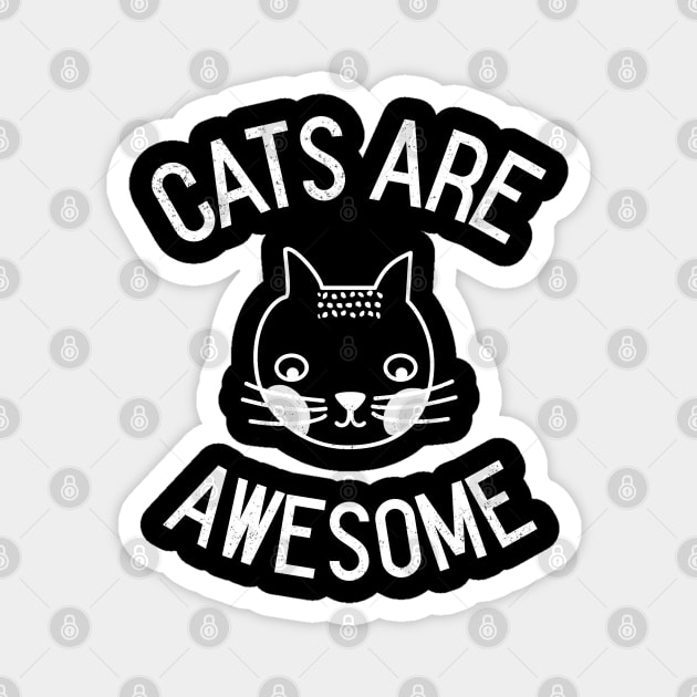 Cats Are Awesome Magnet by juinwonderland 41