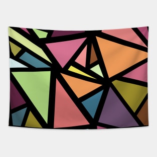 Colorful triangles pattern 5 Tapestry