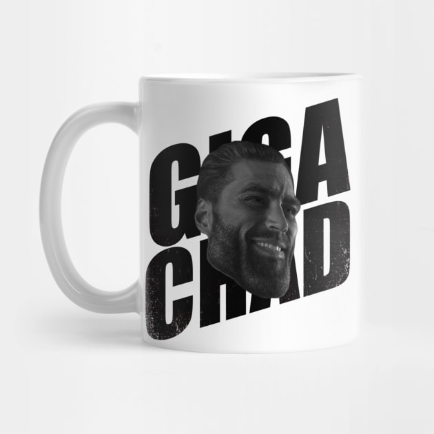 GIGACHAD Meme Coffee Mug, 11 Oz, 15 Oz Mug, Hyper Masculine Guy