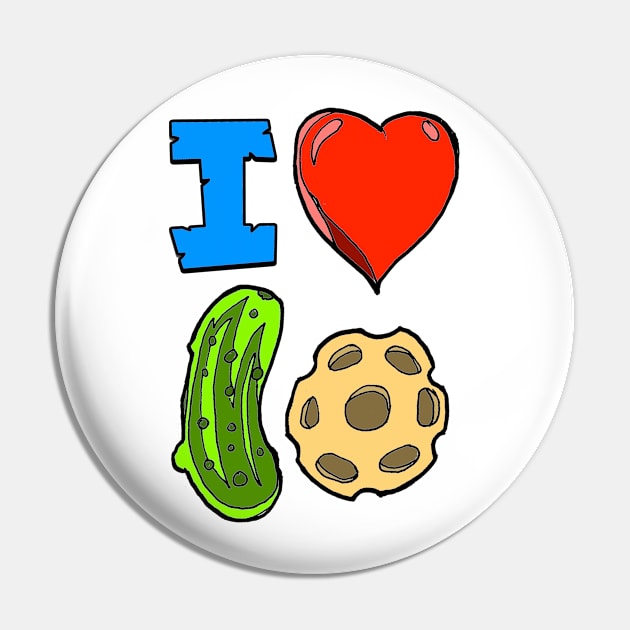 I heart pickle ball in color Pin by JWCoenMathArt