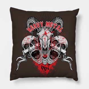 The Goat of Metal I Pillow