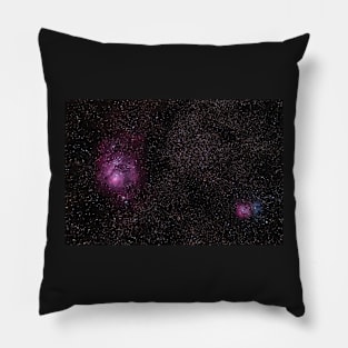 The Lagoon and Trifid Nebula Pillow