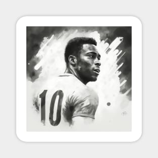 Pele - The number 10 Magnet