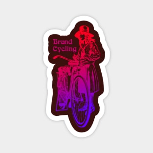 Cycling Woman T-shirt Magnet