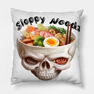 Ramen Head / Sloppy Noodz Pillow