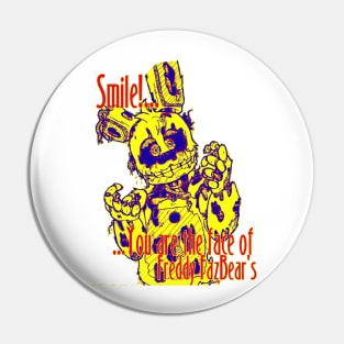 Smile! Springtrap crying Pin