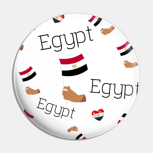 I Love Egypt Pin by BestChooseArt