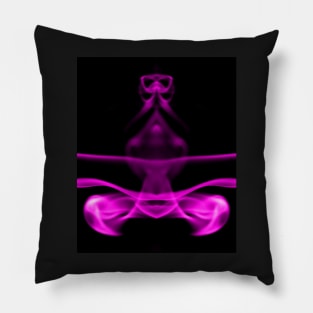 Unique and organic Smoke art Scorpion Pillow