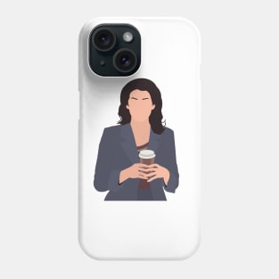 lorelai and her coffee Phone Case