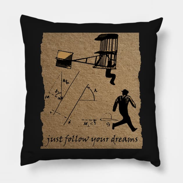 Wright brothers Pillow by danimunjoz