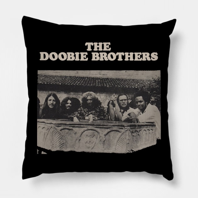 the doobie brothers VINTAGE Pillow by Kehed Records