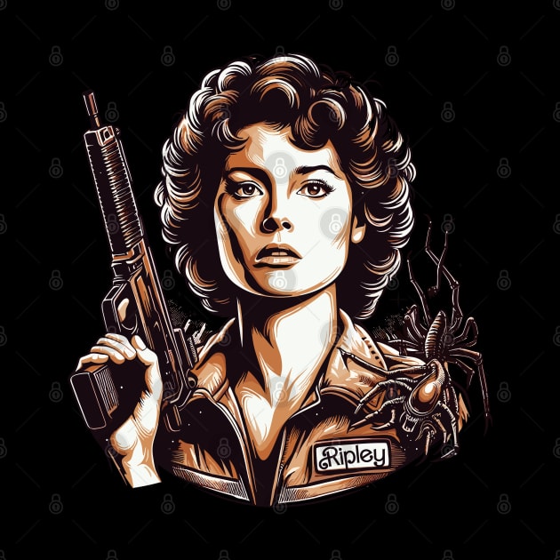 Ripley Vintage Fan Art by Trendsdk