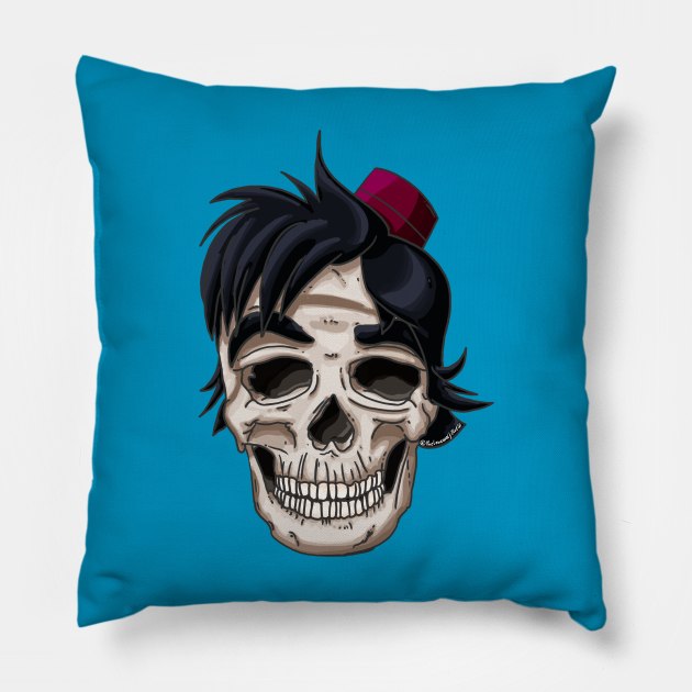 Aladdin Skull Pillow by TheLoneWolfStudio